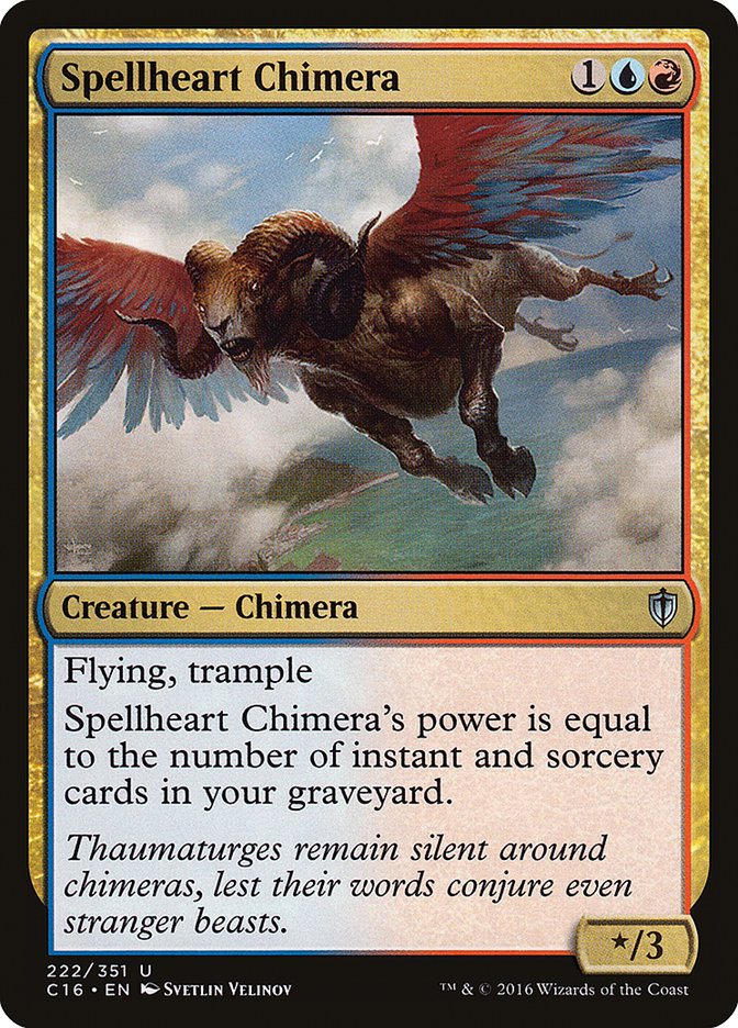 Spellheart Chimera [Commander 2016] MTG Single Magic: The Gathering    | Red Claw Gaming