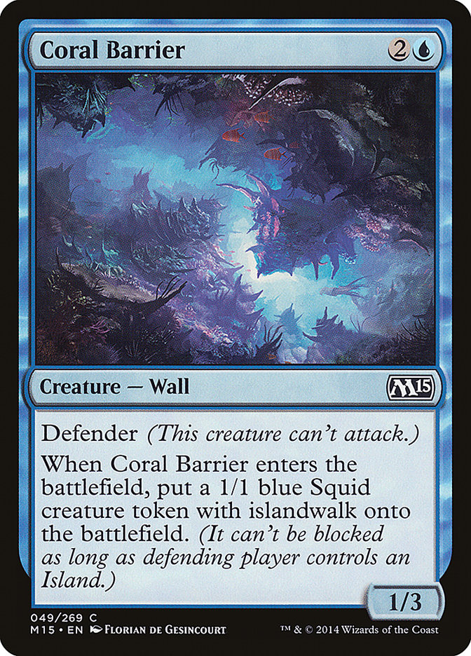 Coral Barrier [Magic 2015] MTG Single Magic: The Gathering    | Red Claw Gaming