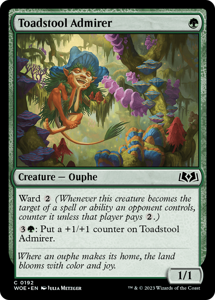 Toadstool Admirer [Wilds of Eldraine] MTG Single Magic: The Gathering    | Red Claw Gaming