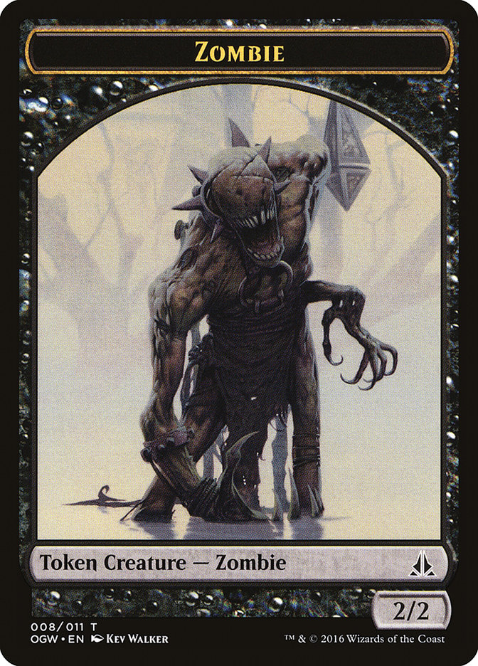 Zombie Token [Oath of the Gatewatch Tokens] MTG Single Magic: The Gathering    | Red Claw Gaming