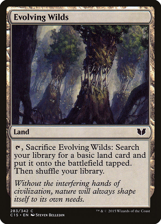 Evolving Wilds [Commander 2015] MTG Single Magic: The Gathering    | Red Claw Gaming