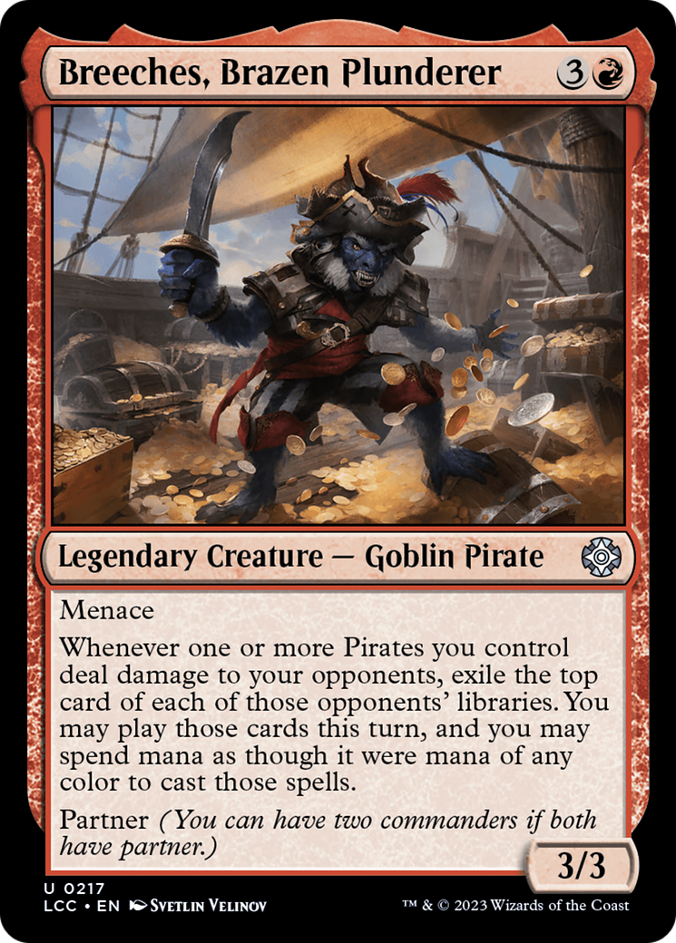 Breeches, Brazen Plunderer [The Lost Caverns of Ixalan Commander] MTG Single Magic: The Gathering    | Red Claw Gaming