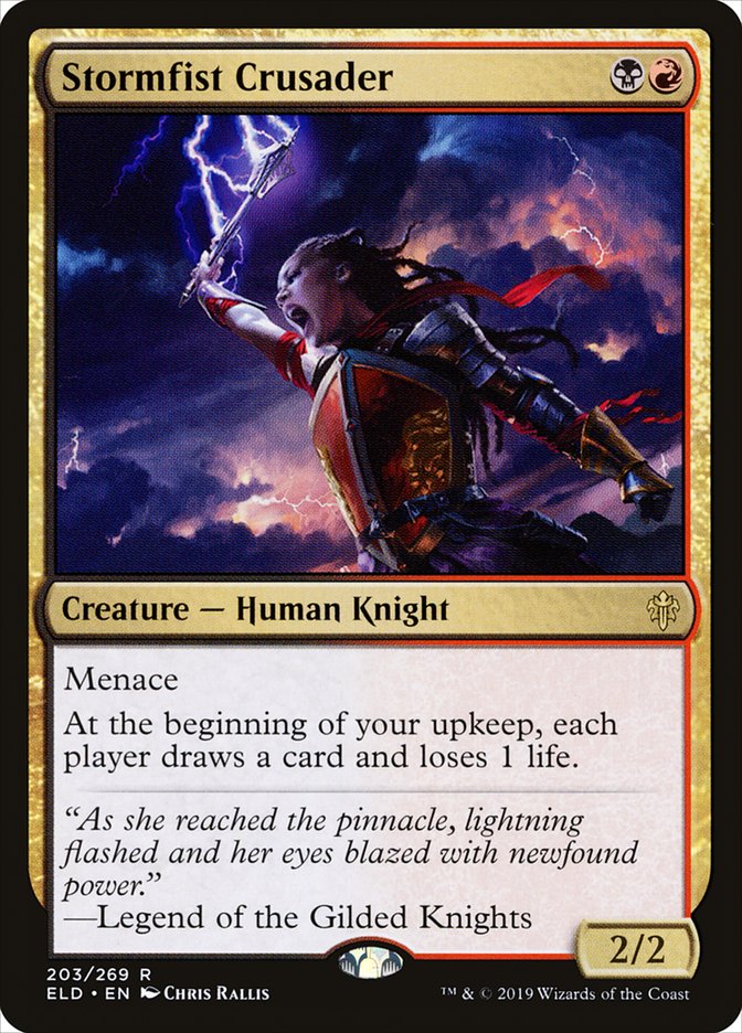 Stormfist Crusader [Throne of Eldraine] MTG Single Magic: The Gathering    | Red Claw Gaming