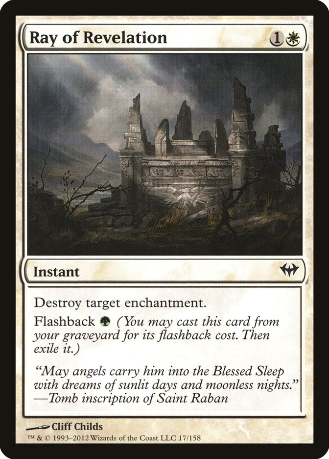 Ray of Revelation [Dark Ascension] MTG Single Magic: The Gathering    | Red Claw Gaming