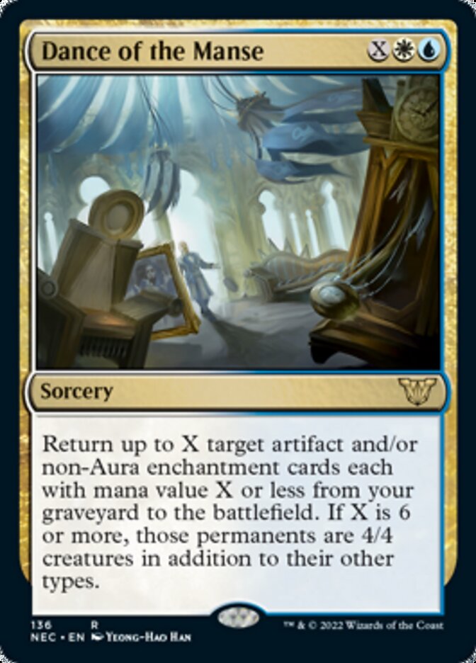 Dance of the Manse [Kamigawa: Neon Dynasty Commander] MTG Single Magic: The Gathering    | Red Claw Gaming