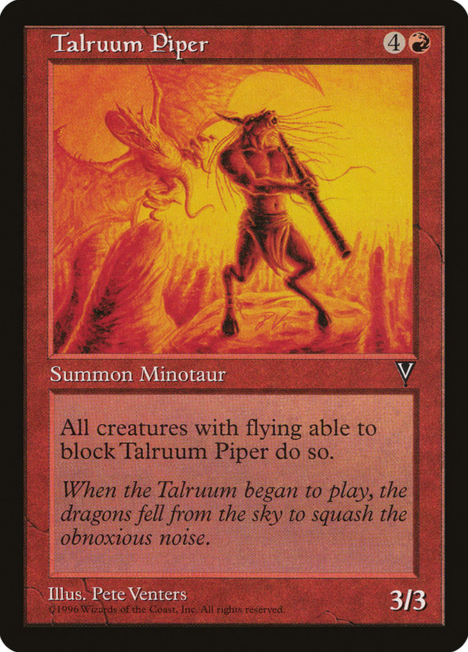 Talruum Piper [Visions] MTG Single Magic: The Gathering    | Red Claw Gaming