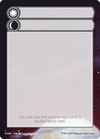 Helper Card (1/9) [Innistrad: Crimson Vow Tokens] MTG Single Magic: The Gathering    | Red Claw Gaming