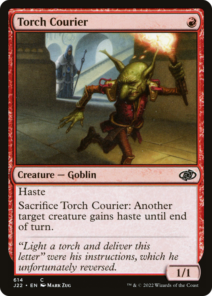 Torch Courier [Jumpstart 2022] MTG Single Magic: The Gathering    | Red Claw Gaming