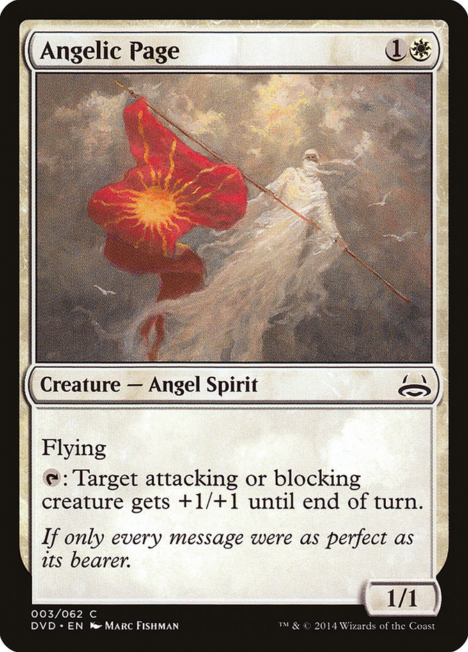 Angelic Page (Divine vs. Demonic) [Duel Decks Anthology] MTG Single Magic: The Gathering    | Red Claw Gaming