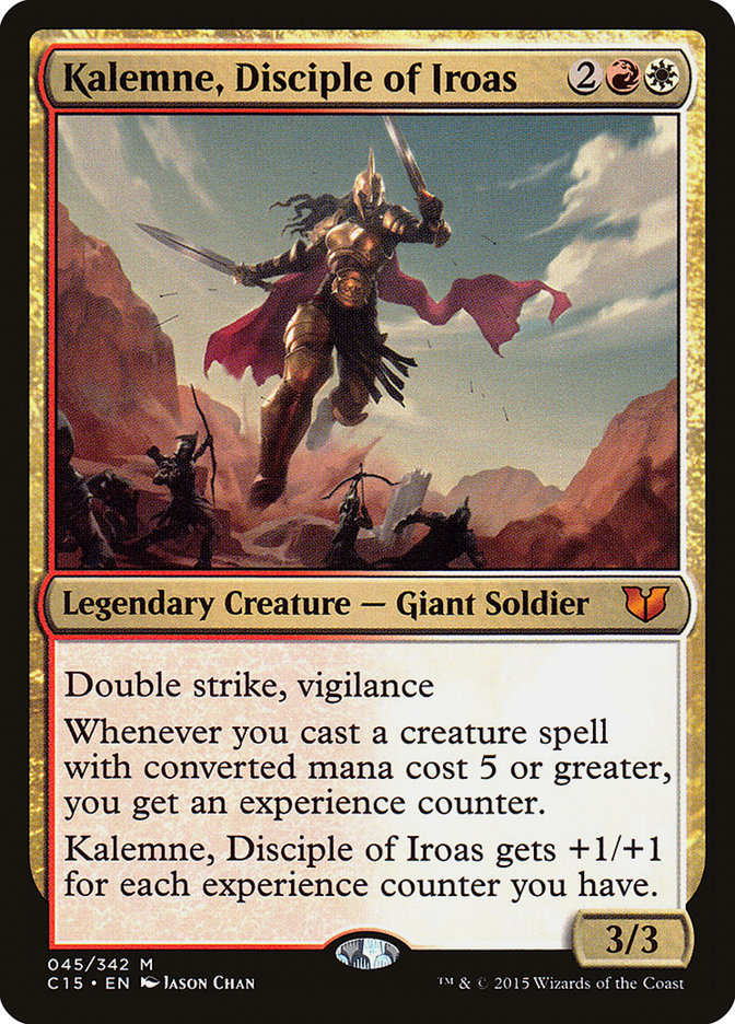 Kalemne, Disciple of Iroas [Commander 2015] MTG Single Magic: The Gathering    | Red Claw Gaming