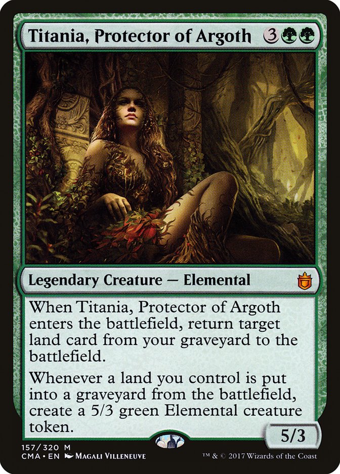 Titania, Protector of Argoth [Commander Anthology] MTG Single Magic: The Gathering    | Red Claw Gaming