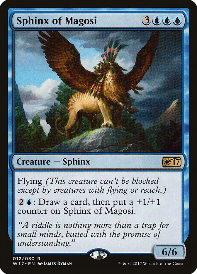 Sphinx of Magosi [Welcome Deck 2017] MTG Single Magic: The Gathering    | Red Claw Gaming