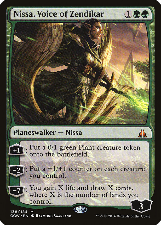 Nissa, Voice of Zendikar [Oath of the Gatewatch] MTG Single Magic: The Gathering    | Red Claw Gaming