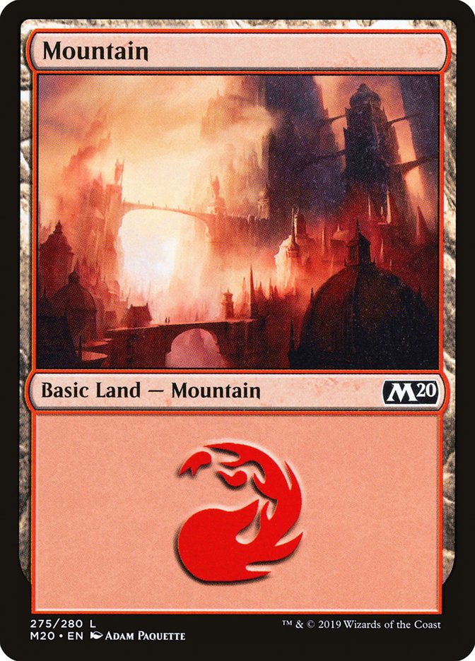 Mountain (275) [Core Set 2020] MTG Single Magic: The Gathering    | Red Claw Gaming