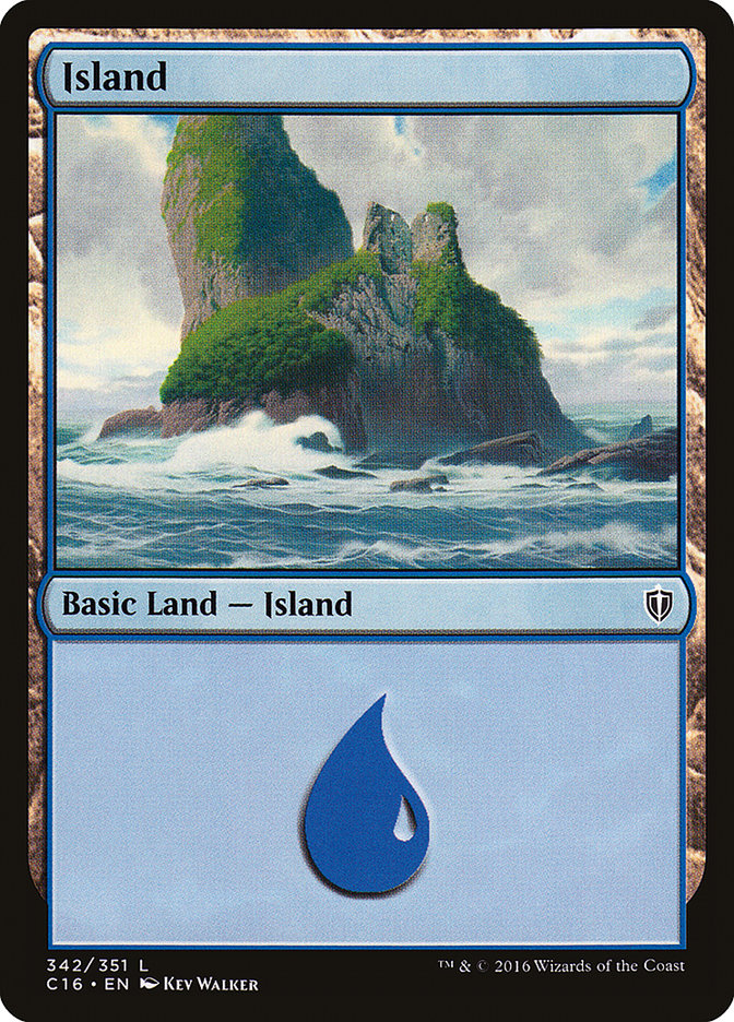 Island (342) [Commander 2016] MTG Single Magic: The Gathering    | Red Claw Gaming