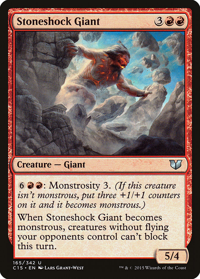 Stoneshock Giant [Commander 2015] MTG Single Magic: The Gathering    | Red Claw Gaming