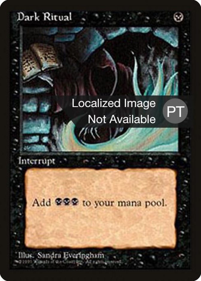 Dark Ritual [Fourth Edition (Foreign Black Border)] MTG Single Magic: The Gathering    | Red Claw Gaming