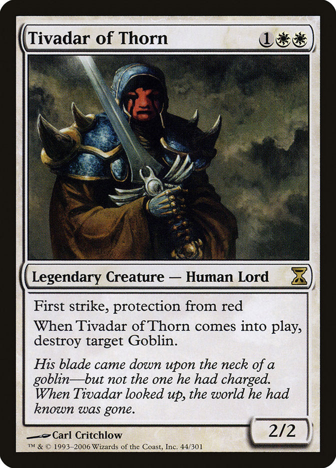 Tivadar of Thorn [Time Spiral] MTG Single Magic: The Gathering    | Red Claw Gaming