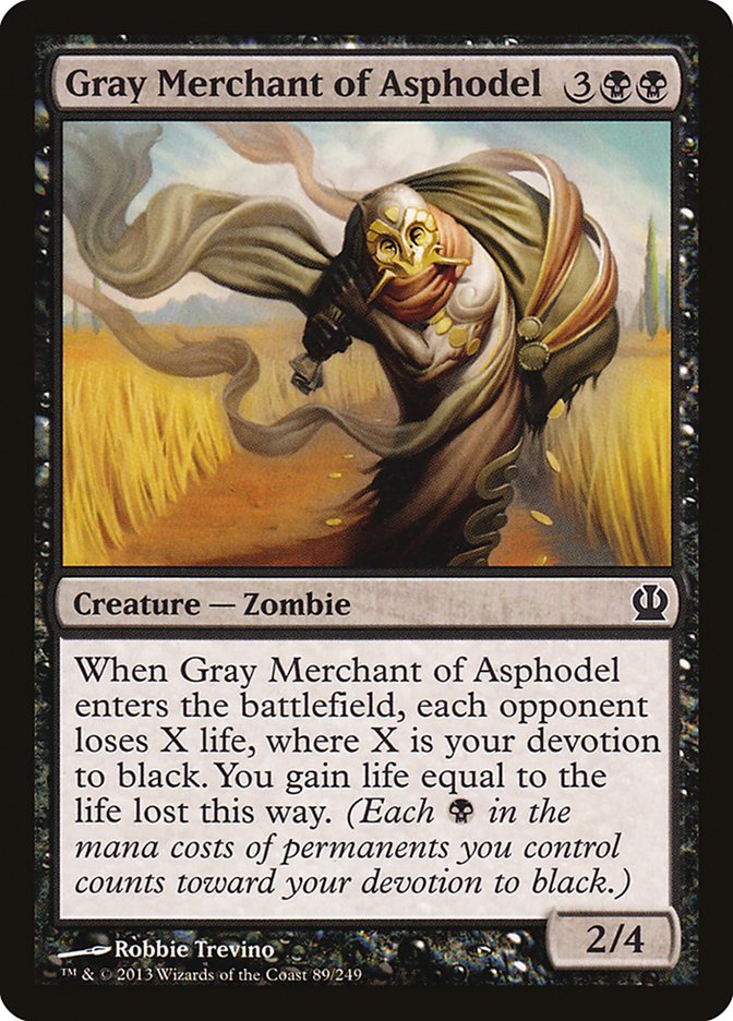 Gray Merchant of Asphodel [Theros] MTG Single Magic: The Gathering    | Red Claw Gaming