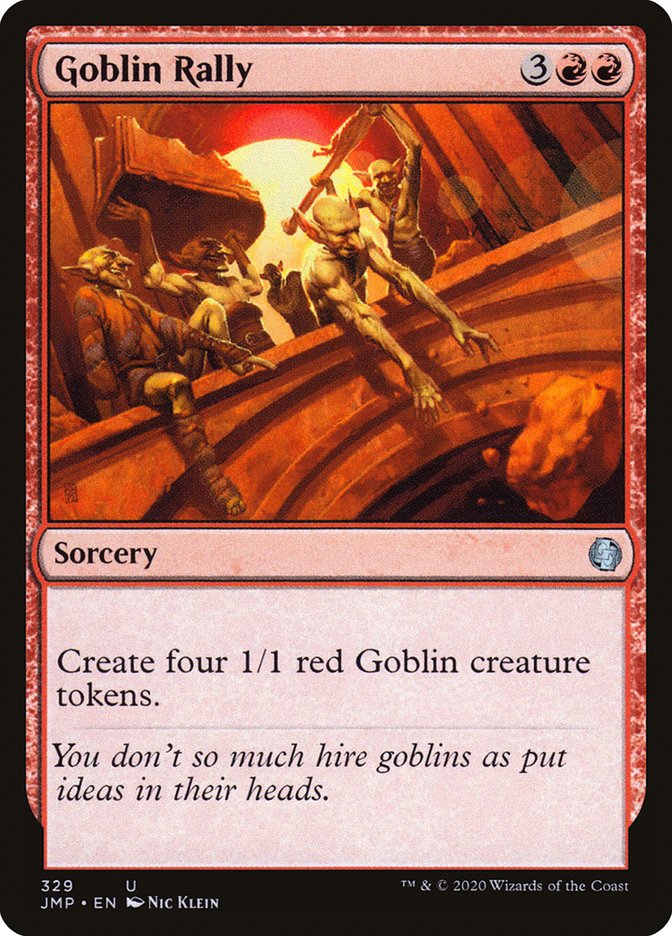 Goblin Rally [Jumpstart] MTG Single Magic: The Gathering    | Red Claw Gaming