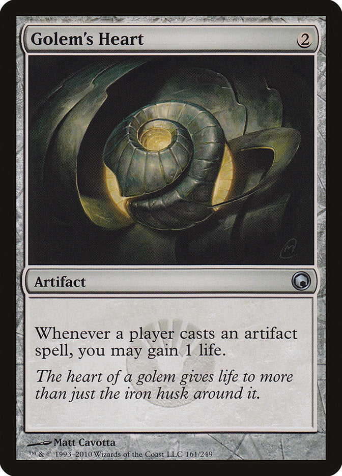 Golem's Heart [Scars of Mirrodin] MTG Single Magic: The Gathering    | Red Claw Gaming