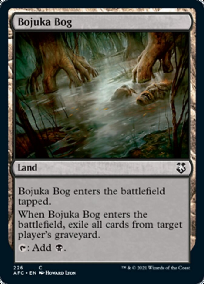 Bojuka Bog [Dungeons & Dragons: Adventures in the Forgotten Realms Commander] MTG Single Magic: The Gathering    | Red Claw Gaming