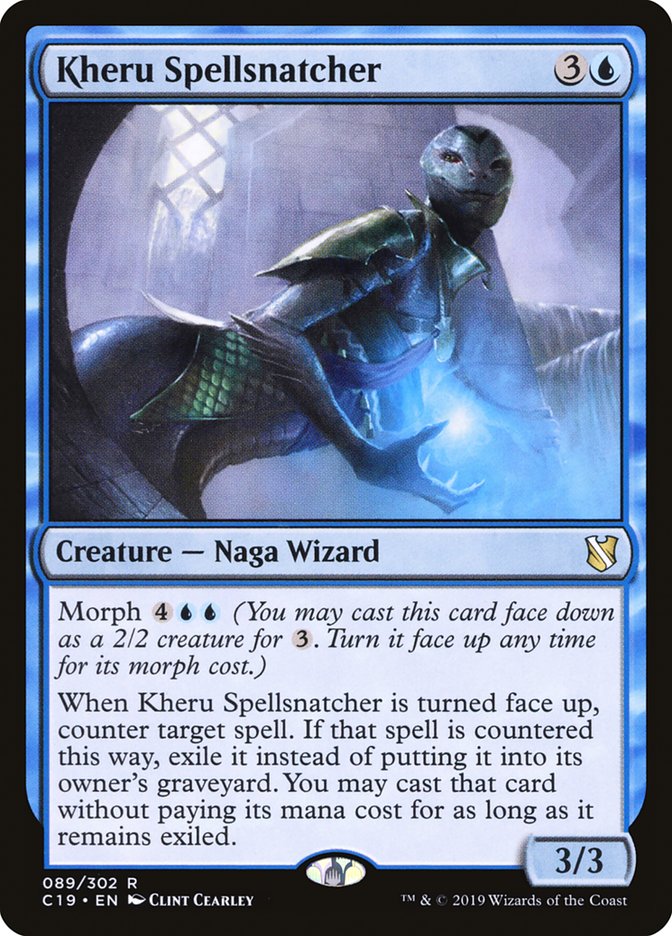 Kheru Spellsnatcher [Commander 2019] MTG Single Magic: The Gathering    | Red Claw Gaming