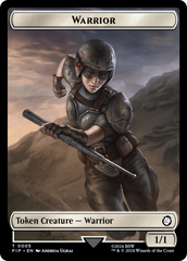 Soldier (0010) // Warrior Double-Sided Token [Fallout Tokens] MTG Single Magic: The Gathering    | Red Claw Gaming