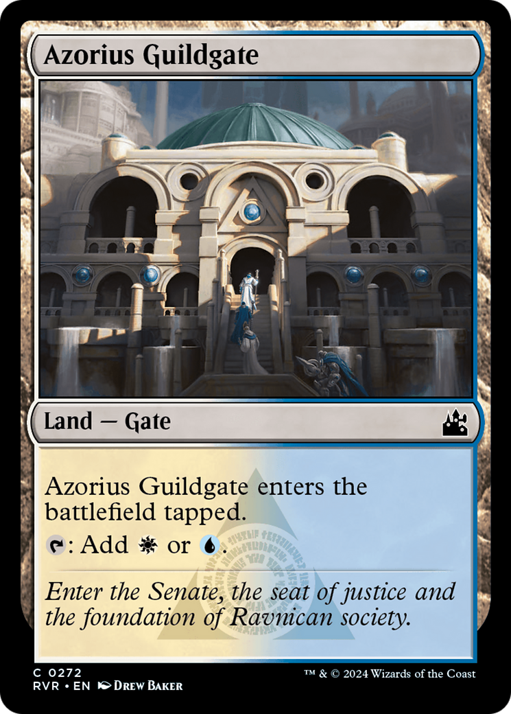 Azorius Guildgate [Ravnica Remastered] MTG Single Magic: The Gathering    | Red Claw Gaming