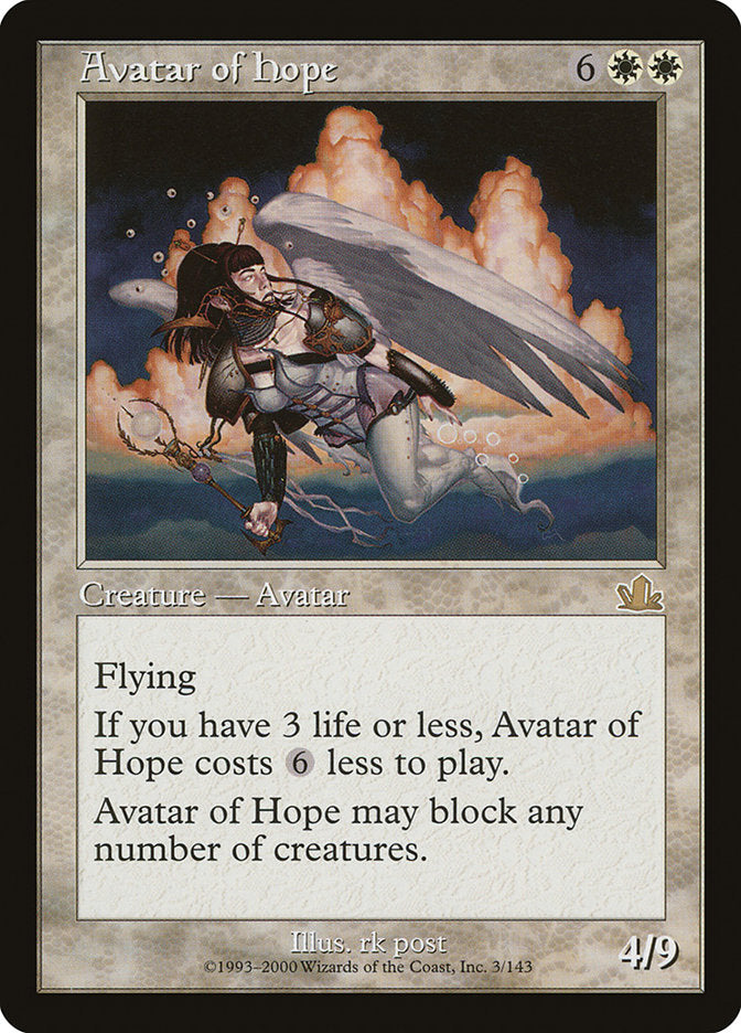 Avatar of Hope [Prophecy] MTG Single Magic: The Gathering    | Red Claw Gaming