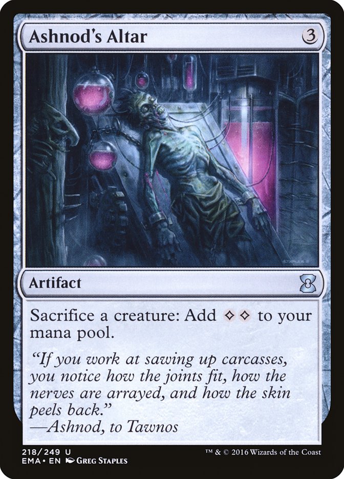 Ashnod's Altar [Eternal Masters] MTG Single Magic: The Gathering    | Red Claw Gaming