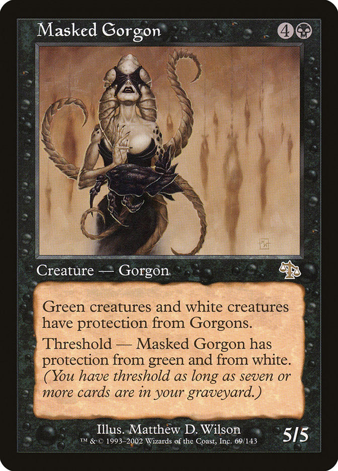 Masked Gorgon [Judgment] MTG Single Magic: The Gathering    | Red Claw Gaming