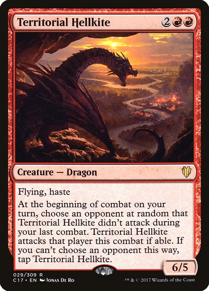 Territorial Hellkite [Commander 2017] MTG Single Magic: The Gathering    | Red Claw Gaming