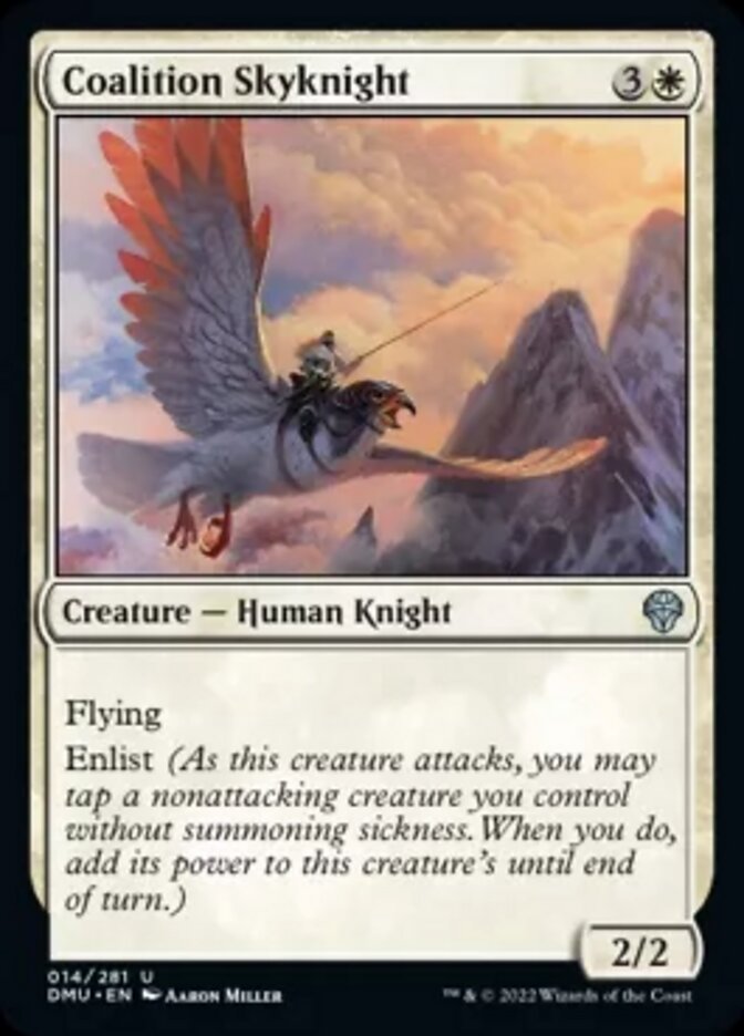 Coalition Skyknight [Dominaria United] MTG Single Magic: The Gathering    | Red Claw Gaming