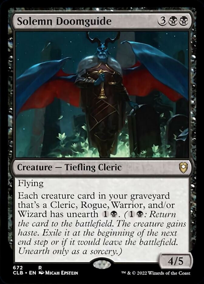 Solemn Doomguide [Commander Legends: Battle for Baldur's Gate] MTG Single Magic: The Gathering    | Red Claw Gaming