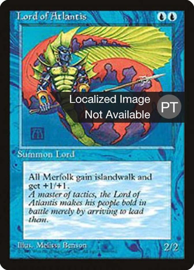 Lord of Atlantis [Fourth Edition (Foreign Black Border)] MTG Single Magic: The Gathering    | Red Claw Gaming