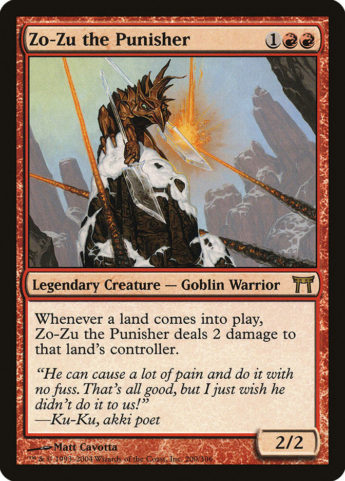 Zo-Zu the Punisher [Champions of Kamigawa] MTG Single Magic: The Gathering    | Red Claw Gaming