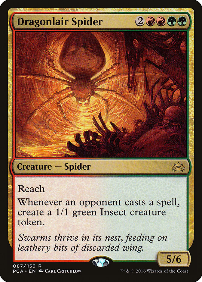 Dragonlair Spider [Planechase Anthology] MTG Single Magic: The Gathering    | Red Claw Gaming