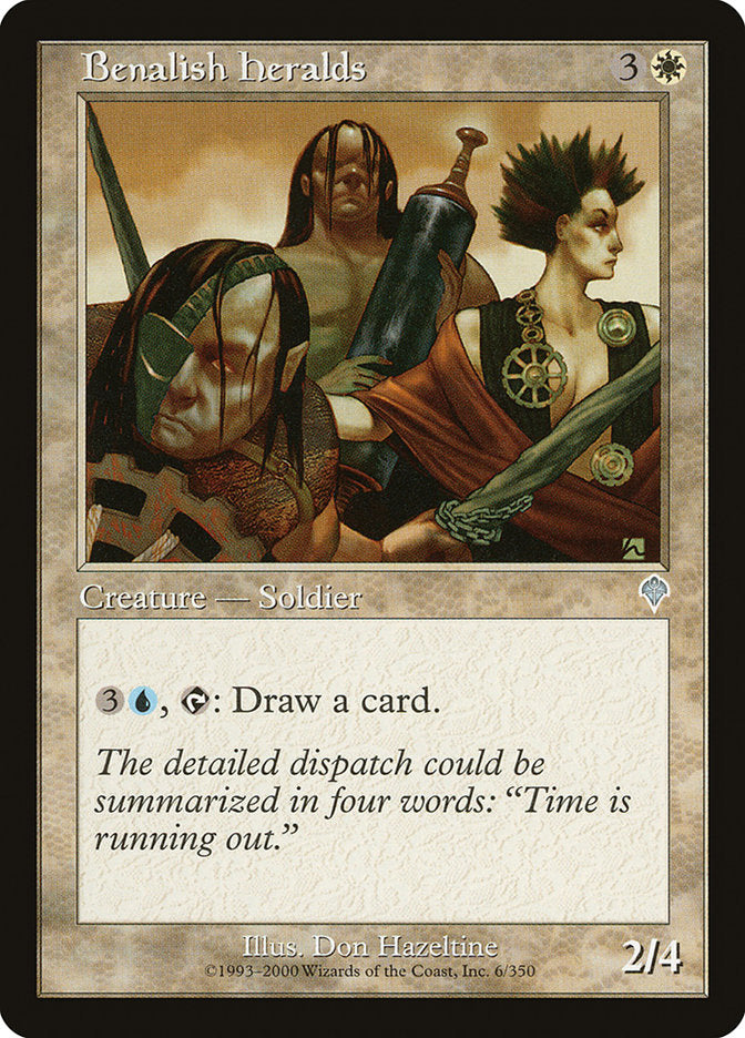 Benalish Heralds [Invasion] MTG Single Magic: The Gathering    | Red Claw Gaming