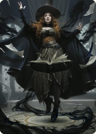 Tasha, the Witch Queen Art Card (41) [Commander Legends: Battle for Baldur's Gate Art Series] MTG Single Magic: The Gathering    | Red Claw Gaming