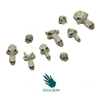 Wolves Skulls Minatures Spellcrow    | Red Claw Gaming