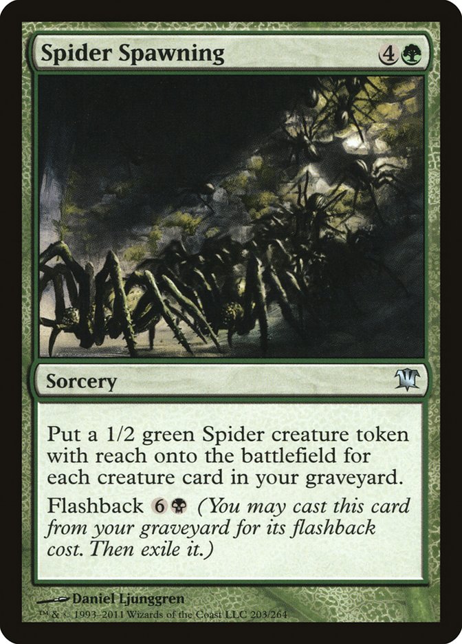 Spider Spawning [Innistrad] MTG Single Magic: The Gathering    | Red Claw Gaming
