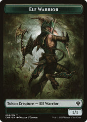 Angel // Elf Warrior Double-Sided Token [Commander Legends Tokens] MTG Single Magic: The Gathering    | Red Claw Gaming