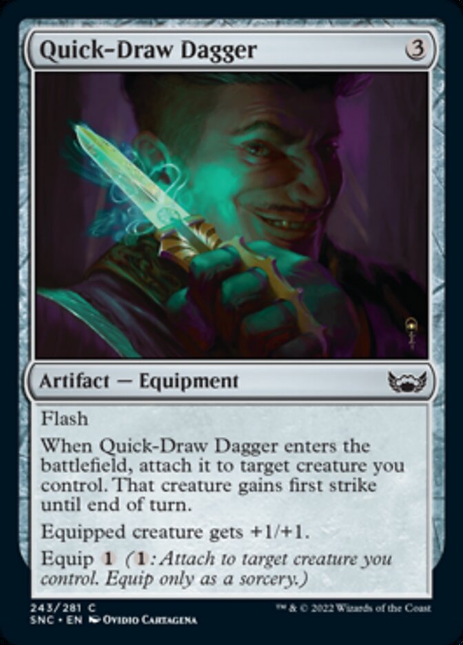 Quick-Draw Dagger [Streets of New Capenna] MTG Single Magic: The Gathering    | Red Claw Gaming