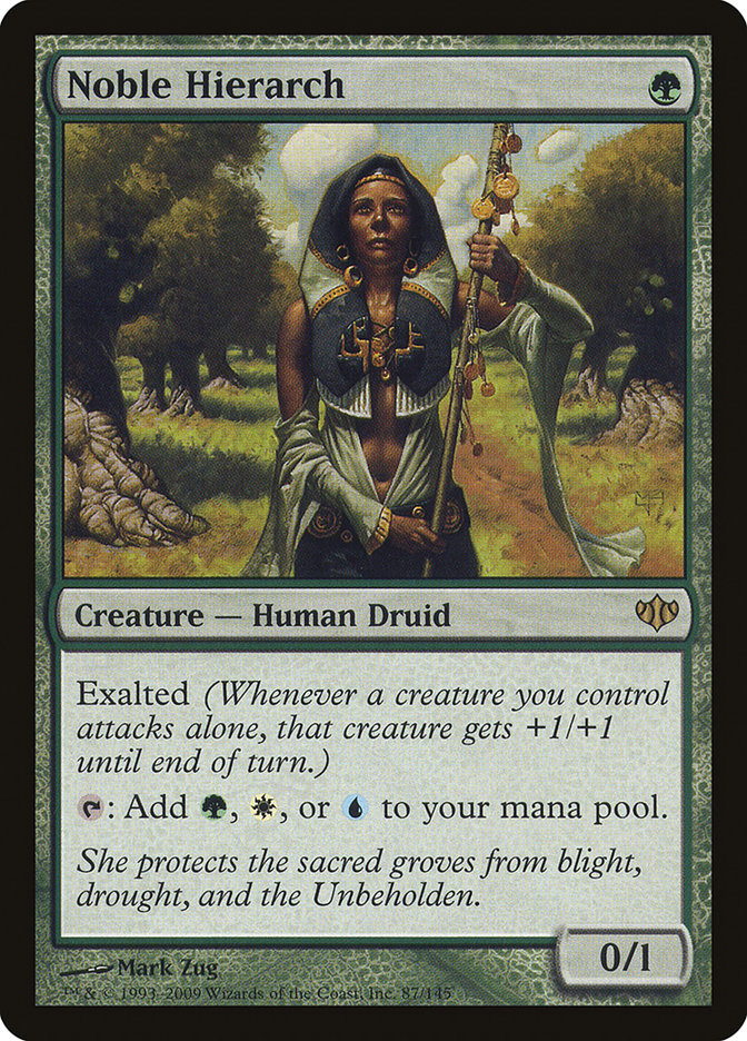 Noble Hierarch [Conflux] MTG Single Magic: The Gathering    | Red Claw Gaming