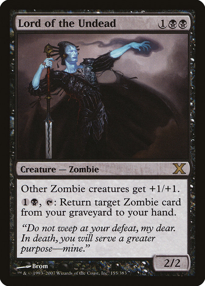 Lord of the Undead [Tenth Edition] MTG Single Magic: The Gathering    | Red Claw Gaming