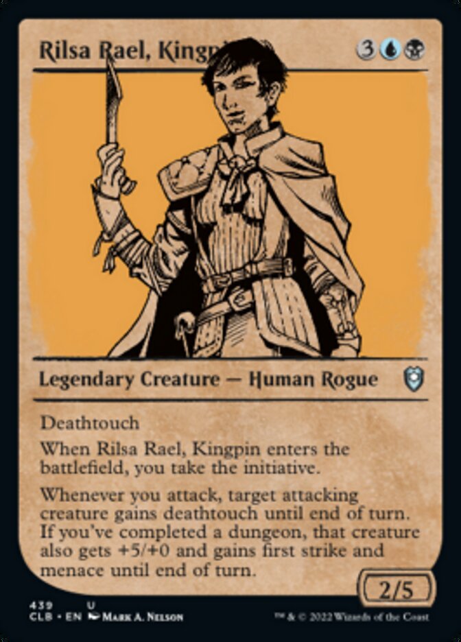 Rilsa Rael, Kingpin (Showcase) [Commander Legends: Battle for Baldur's Gate] MTG Single Magic: The Gathering    | Red Claw Gaming