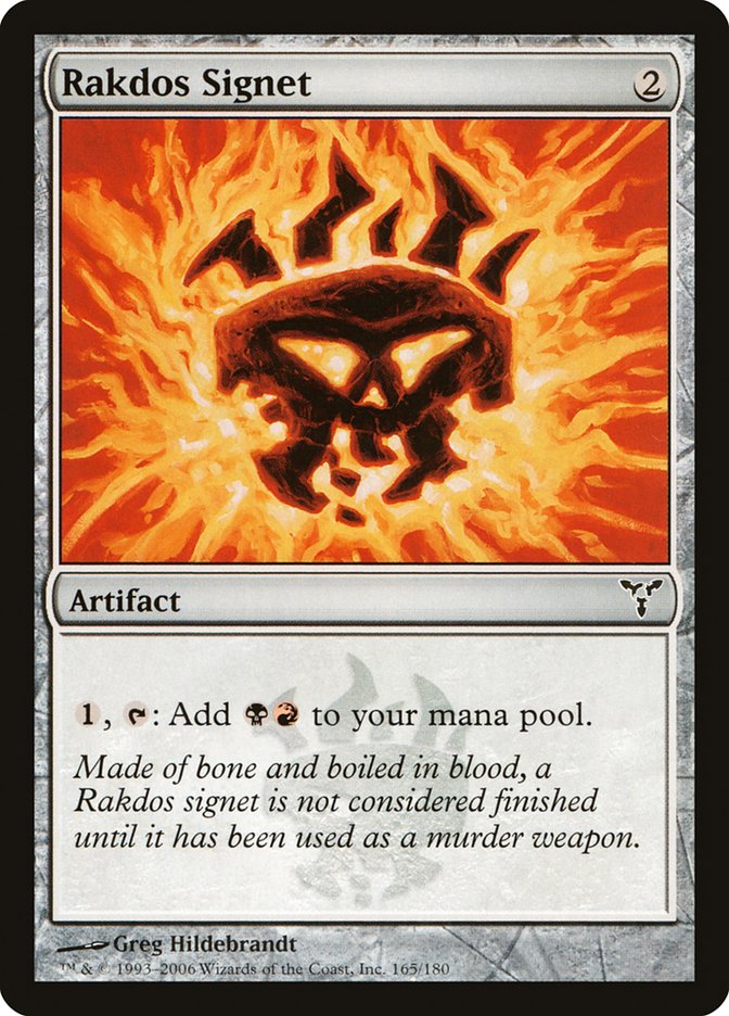 Rakdos Signet [Dissension] MTG Single Magic: The Gathering    | Red Claw Gaming