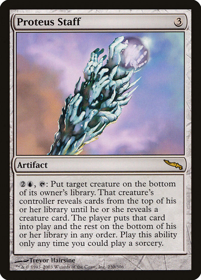 Proteus Staff [Mirrodin] MTG Single Magic: The Gathering    | Red Claw Gaming