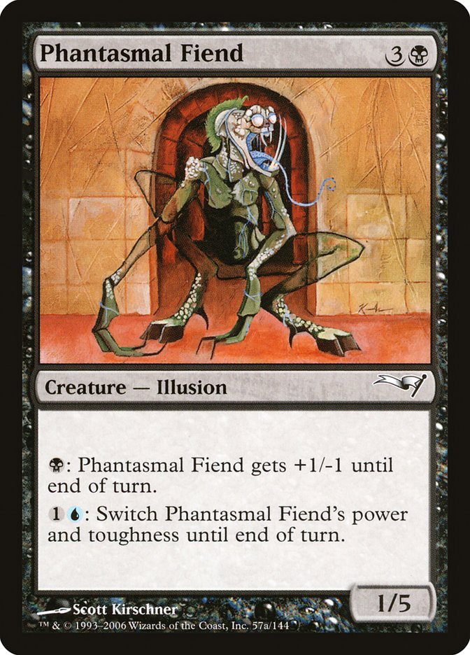 Phantasmal Fiend [Coldsnap Theme Decks] MTG Single Magic: The Gathering    | Red Claw Gaming